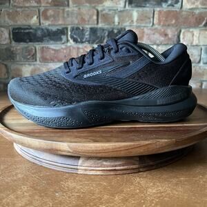 Brooks Adrenaline GTS 24 Supportive Black Running Sneakers Shoes Women's 8 2E